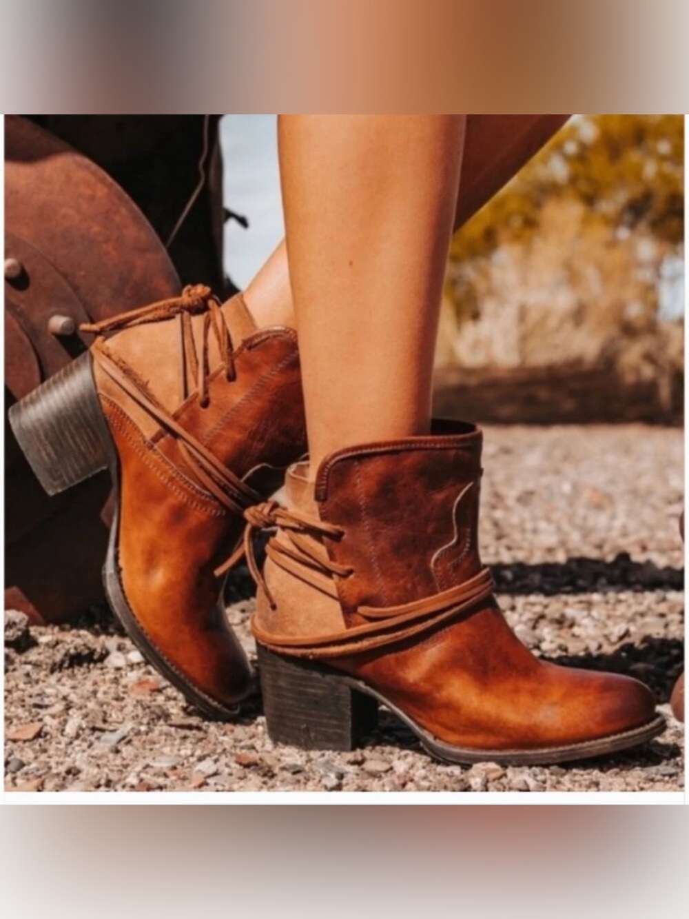 Freebird by Steven Casey Ankle Boot Brown Size 6